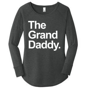 Mens The Granddaddy Cute Cool Funny Family Matching Shirt Women's Perfect Tri Tunic Long Sleeve Shirt