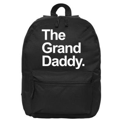 Mens The Granddaddy Cute Cool Funny Family Matching Shirt 16 in Basic Backpack