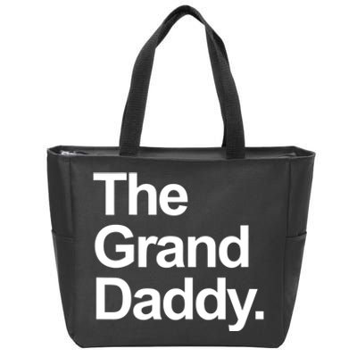 Mens The Granddaddy Cute Cool Funny Family Matching Shirt Zip Tote Bag