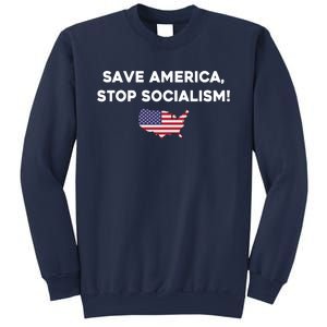 Marjorie Taylor Greene Wearing Save America Stop Socialism Sweatshirt