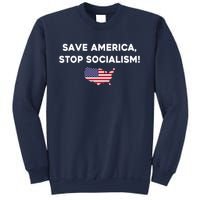 Marjorie Taylor Greene Wearing Save America Stop Socialism Sweatshirt