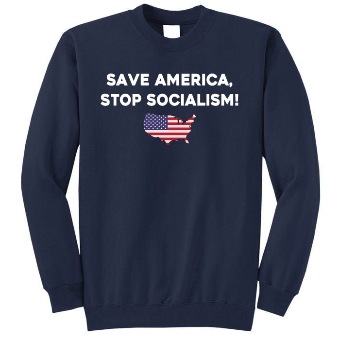 Marjorie Taylor Greene Wearing Save America Stop Socialism Tall Sweatshirt