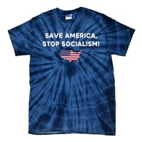 Marjorie Taylor Greene Wearing Save America Stop Socialism Tie-Dye T-Shirt