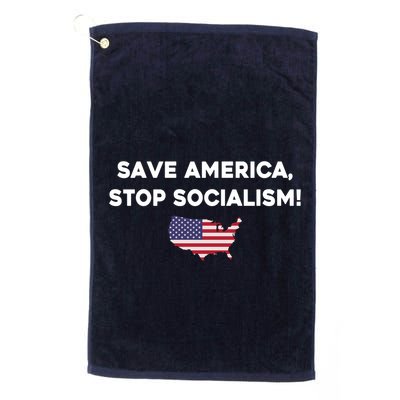 Marjorie Taylor Greene Wearing Save America Stop Socialism Golf Towel