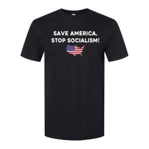 Marjorie Taylor Greene Wearing Save America Stop Socialism Softstyle CVC T-Shirt