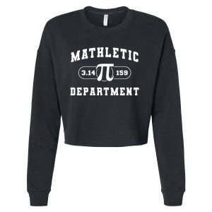 Math Teacher Gift Cropped Pullover Crew