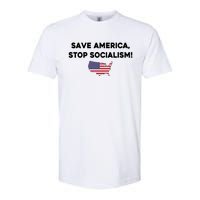 Marjorie Taylor Greene Wearing Save America Stop Socialism Softstyle CVC T-Shirt