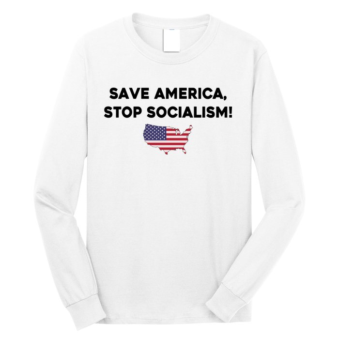 Marjorie Taylor Greene Wearing Save America Stop Socialism Long Sleeve Shirt