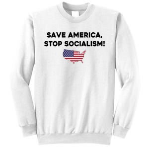 Marjorie Taylor Greene Wearing Save America Stop Socialism Sweatshirt