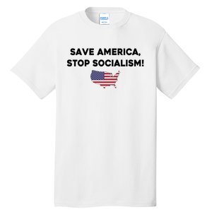 Marjorie Taylor Greene Wearing Save America Stop Socialism Tall T-Shirt