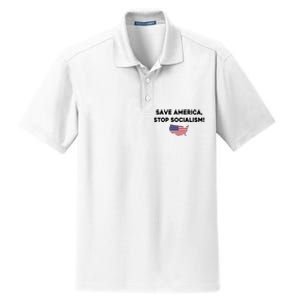 Marjorie Taylor Greene Wearing Save America Stop Socialism Dry Zone Grid Polo