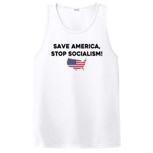 Marjorie Taylor Greene Wearing Save America Stop Socialism PosiCharge Competitor Tank