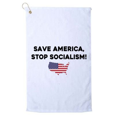 Marjorie Taylor Greene Wearing Save America Stop Socialism Golf Towel