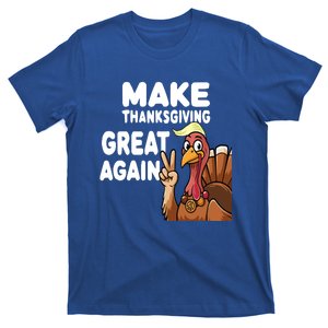 Make Thanksgiving Great Again Trump Turkey Funny Gift T-Shirt