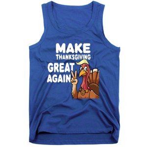 Make Thanksgiving Great Again Trump Turkey Funny Gift Tank Top