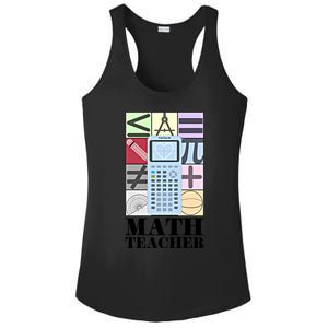 Math Teacher Gift Ladies PosiCharge Competitor Racerback Tank