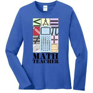 Math Teacher Gift Ladies Long Sleeve Shirt