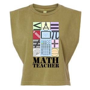 Math Teacher Gift Garment-Dyed Women's Muscle Tee