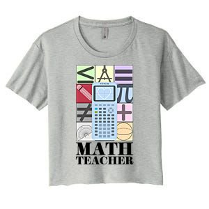 Math Teacher Gift Women's Crop Top Tee