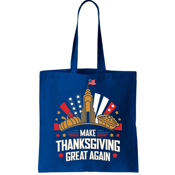 Make Thanksgiving Great Again Trump Turkey Funny Gift Tote Bag