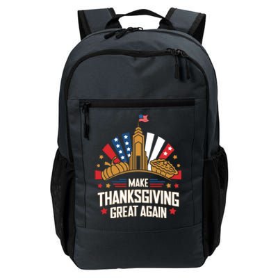 Make Thanksgiving Great Again Trump Turkey Funny Gift Daily Commute Backpack