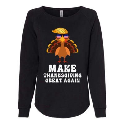 Make Thanksgiving Great Again Trump Holiday Turkey 2024 Womens California Wash Sweatshirt