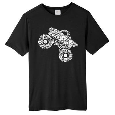 Monster Truck Girls Women Gift Tall Fusion ChromaSoft Performance T-Shirt