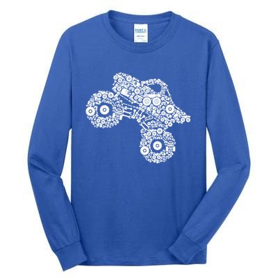 Monster Truck Girls Women Gift Tall Long Sleeve T-Shirt