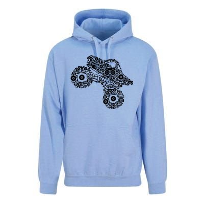 Monster Truck Girls Women Gift Unisex Surf Hoodie