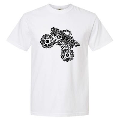 Monster Truck Girls Women Gift Garment-Dyed Heavyweight T-Shirt