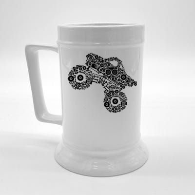 Monster Truck Girls Women Gift Beer Stein