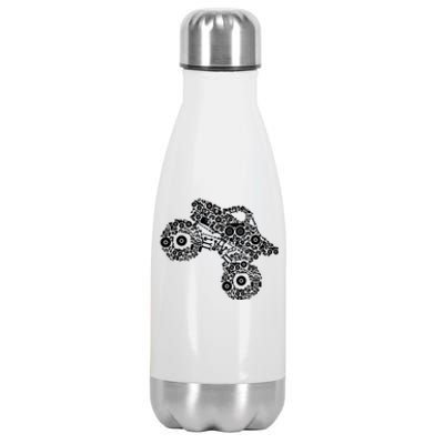 Monster Truck Girls Women Gift Stainless Steel Insulated Water Bottle