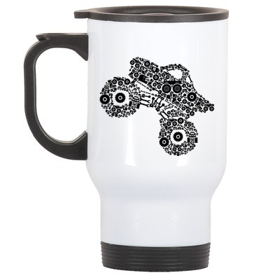 Monster Truck Girls Women Gift Stainless Steel Travel Mug