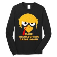 Make Thanksgivings Great Again Trump Turkey 2024 Long Sleeve Shirt