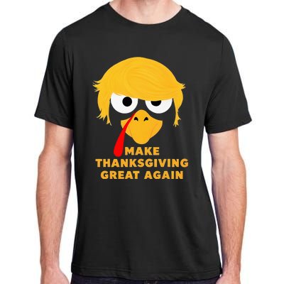 Make Thanksgivings Great Again Trump Turkey 2024 Adult ChromaSoft Performance T-Shirt