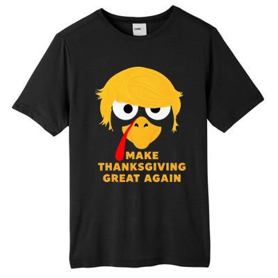 Make Thanksgivings Great Again Trump Turkey 2024 Tall Fusion ChromaSoft Performance T-Shirt