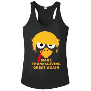 Make Thanksgivings Great Again Trump Turkey 2024 Ladies PosiCharge Competitor Racerback Tank