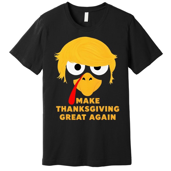 Make Thanksgivings Great Again Trump Turkey 2024 Premium T-Shirt