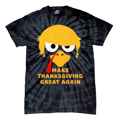 Make Thanksgivings Great Again Trump Turkey 2024 Tie-Dye T-Shirt