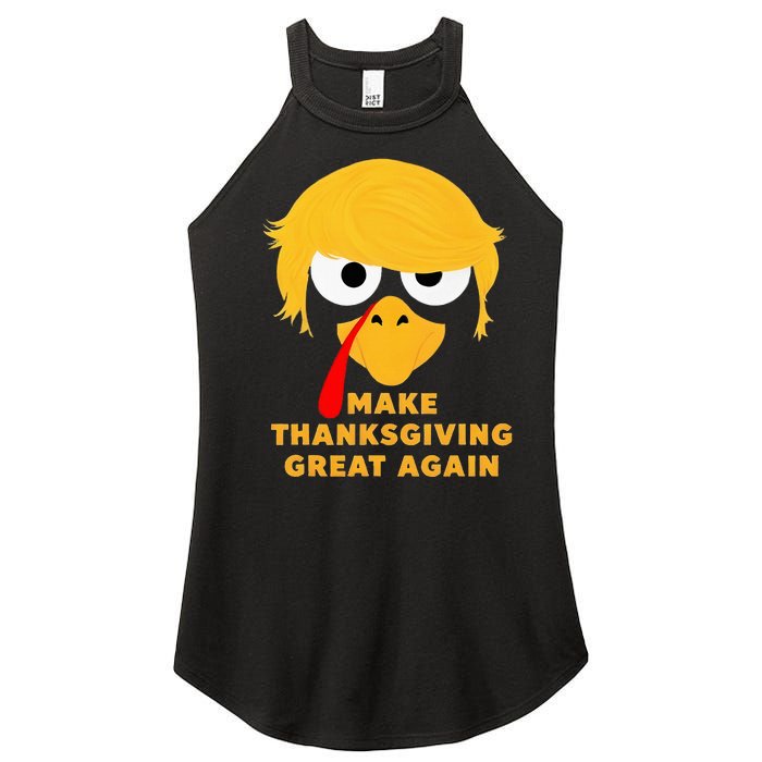 Make Thanksgivings Great Again Trump Turkey 2024 Women's Perfect Tri Rocker Tank