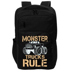 Monster Truck Gift Impact Tech Backpack