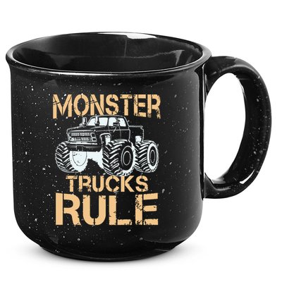 Monster Truck Gift 15oz Campfire Ceramic Mug