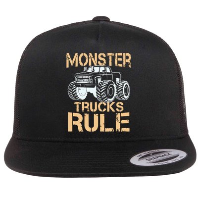 Monster Truck Gift Flatbill Hat