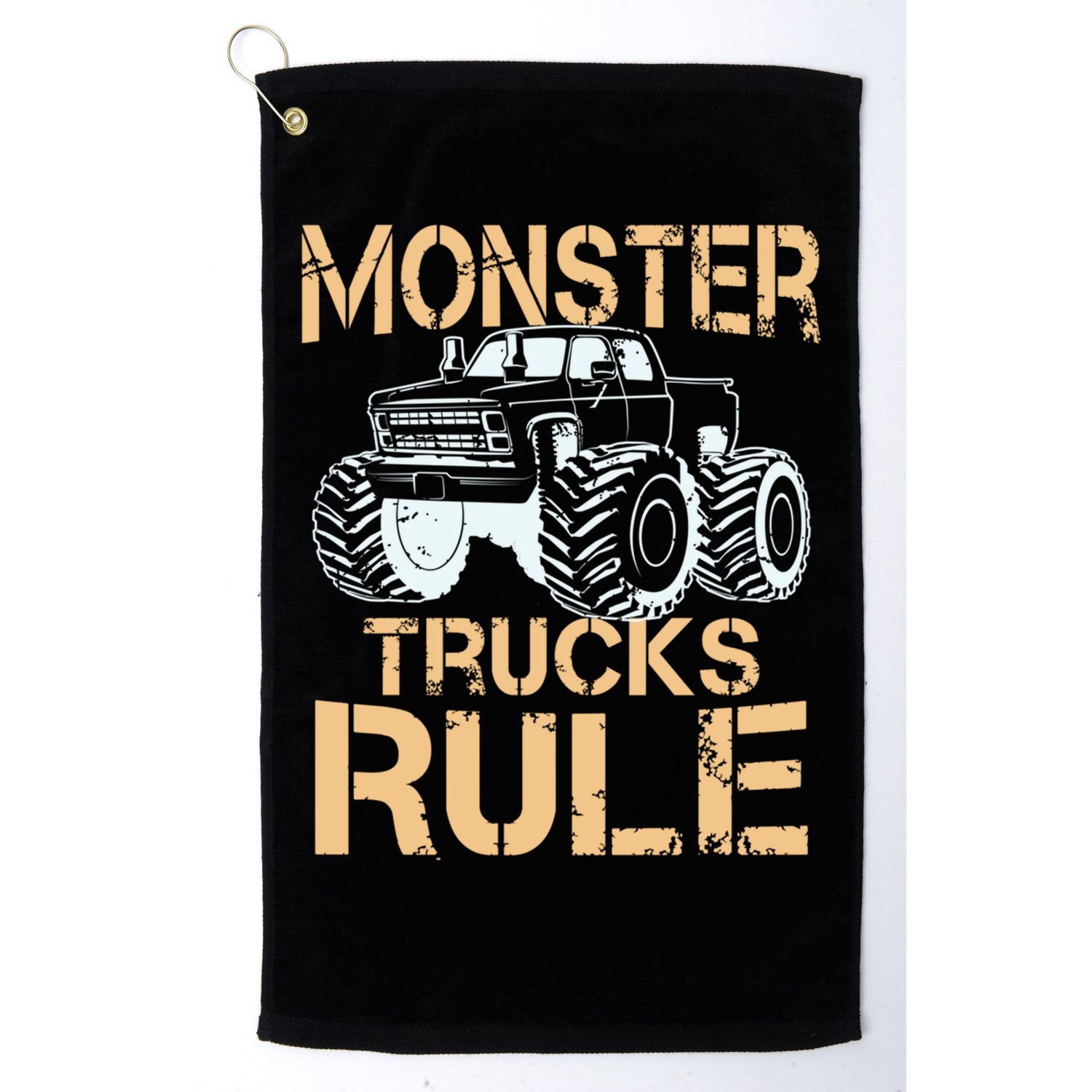 Monster Truck Gift Golf Towel