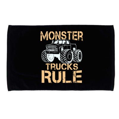Monster Truck Gift Microfiber Hand Towel
