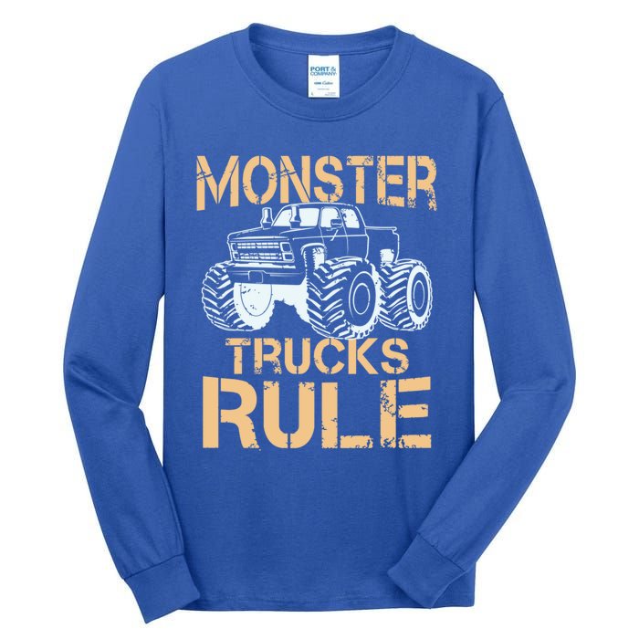 Monster Truck Gift Tall Long Sleeve T-Shirt