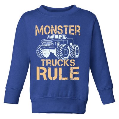 Monster Truck Gift Toddler Sweatshirt