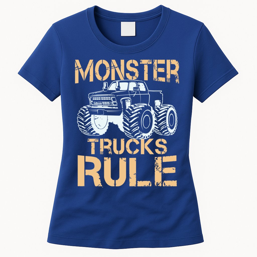 Monster Truck Gift Womens T-Shirt