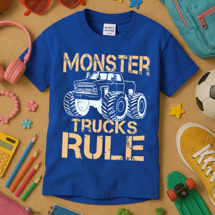 Monster Truck Gift Kids T-Shirt
