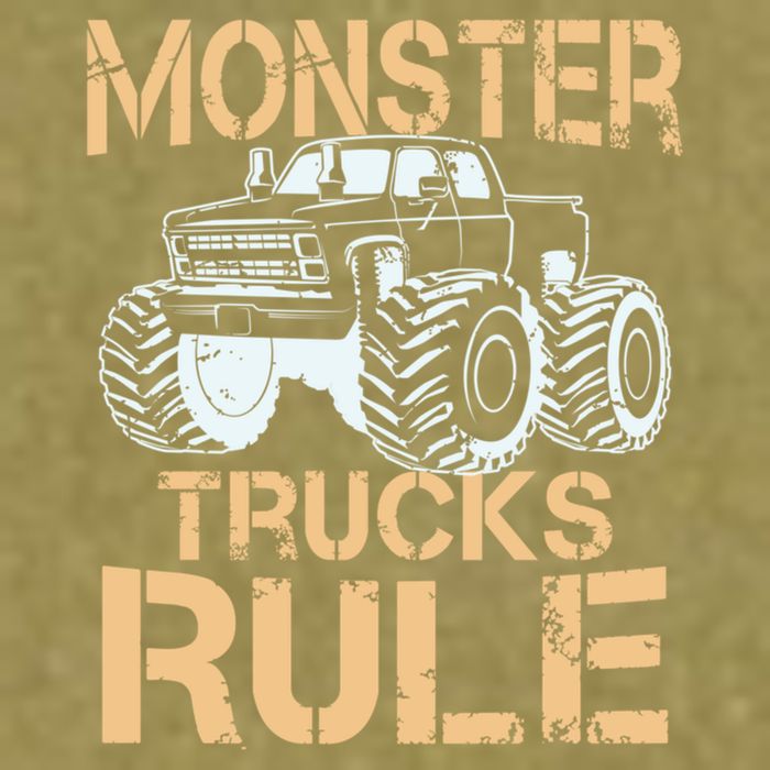 Monster Truck Gift Garment-Dyed Women's Muscle Tee